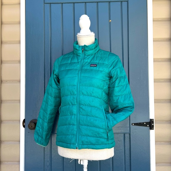 PATAGONIA NANO PUFF PUFFER
JACKET SZ 10 (M)GIRLS L YOUTH TEAL BLUE - Picture 3 of 9